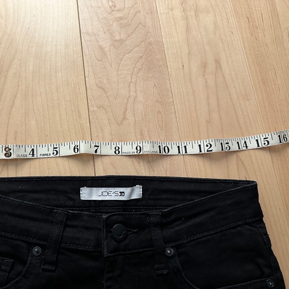 Like-New- Joe's Raw-Hem Black Flare Jeans (26) - Picture 7 of 9